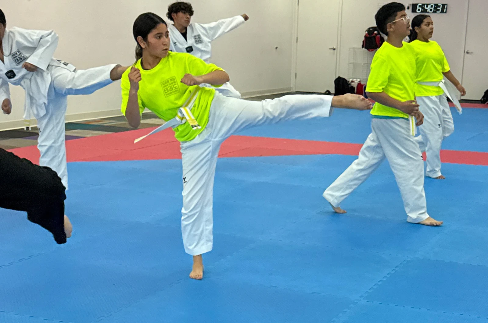 Taekwondo class at New Game Taekwondo
